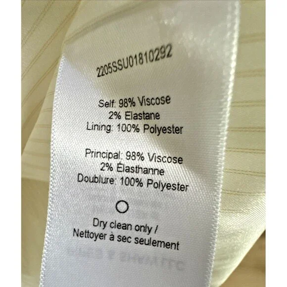 NWOT Veronica Beard Hollis Dickey Size 12 Single-Breasted Blazer in Off White